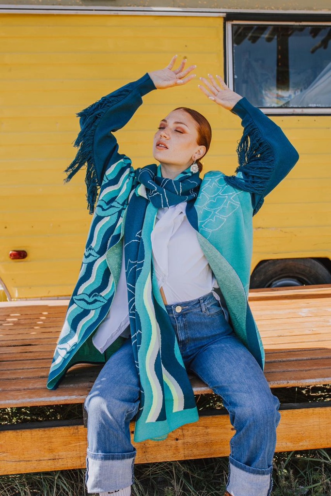 Kimono Snowkiss (Turquesa)