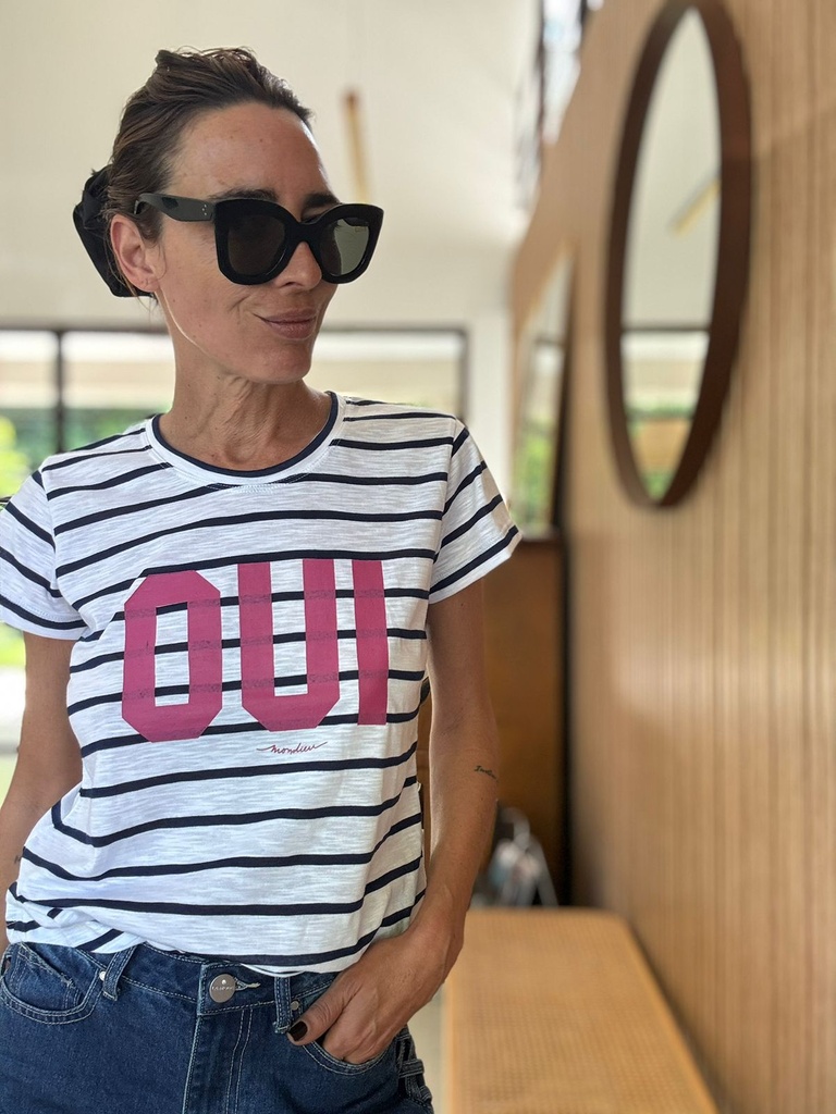 Remera Oui (Rayas)