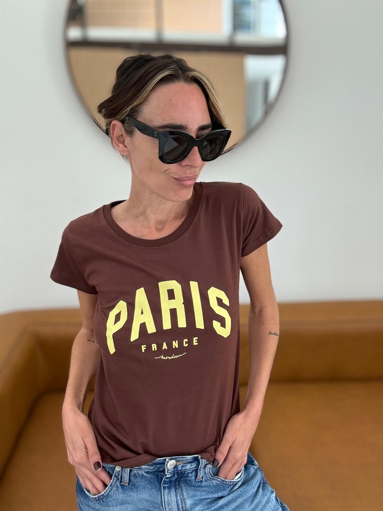Remera Paris (Chocolate)