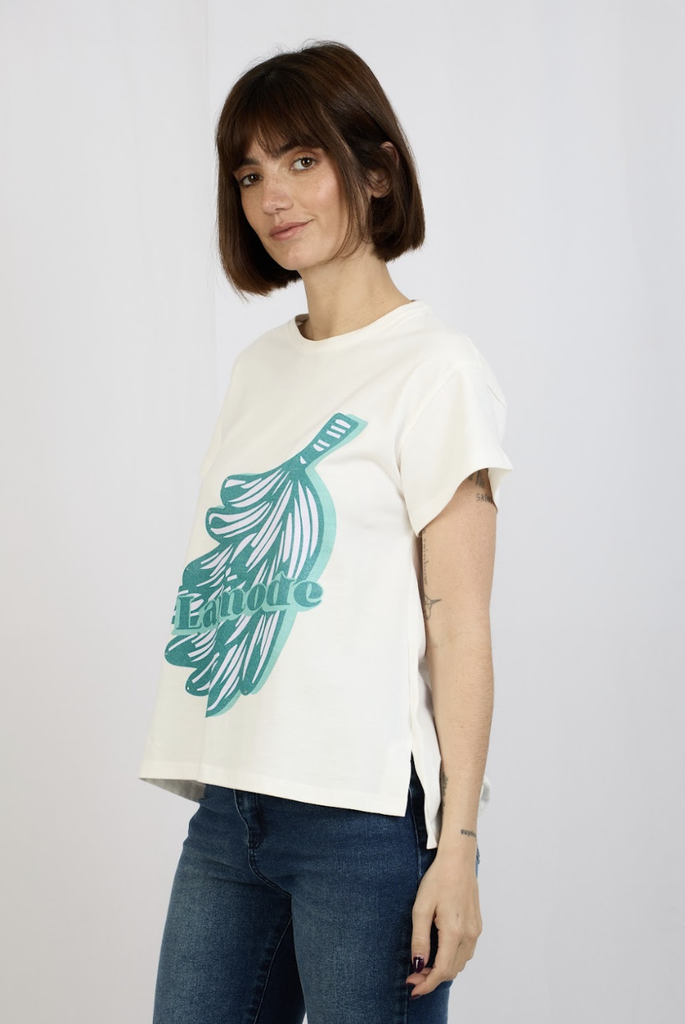 Remera Platano (Blanco)