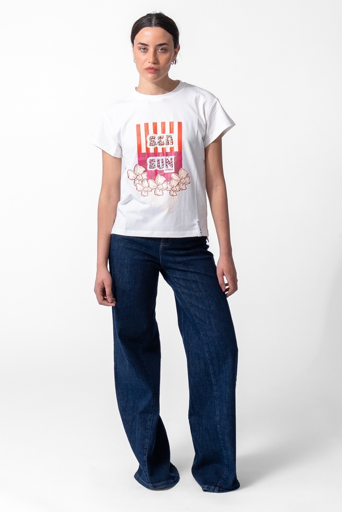 Remera Sea Sun (Blanca)