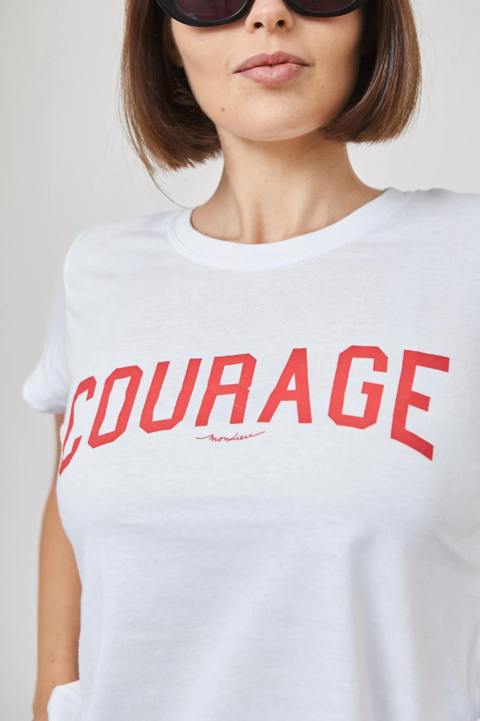 Remera Courage (Blanca) 