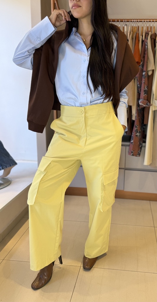 Pantalón Cargo (amarillo)