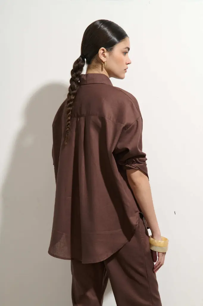 Camisa Vesubio (Chocolate)