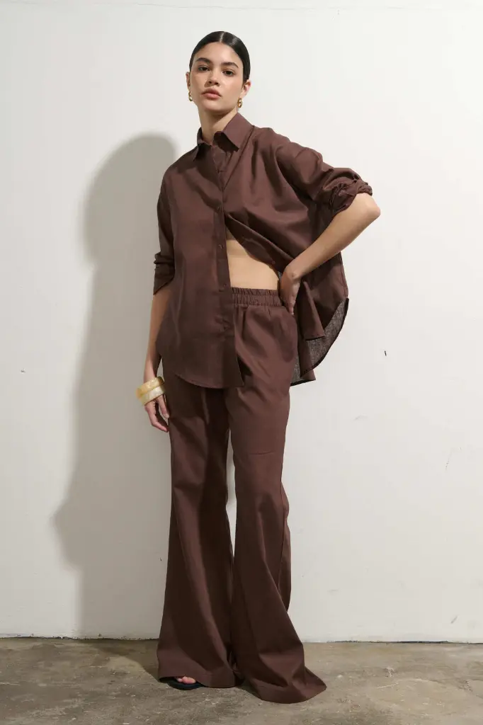 Camisa Vesubio (Chocolate)