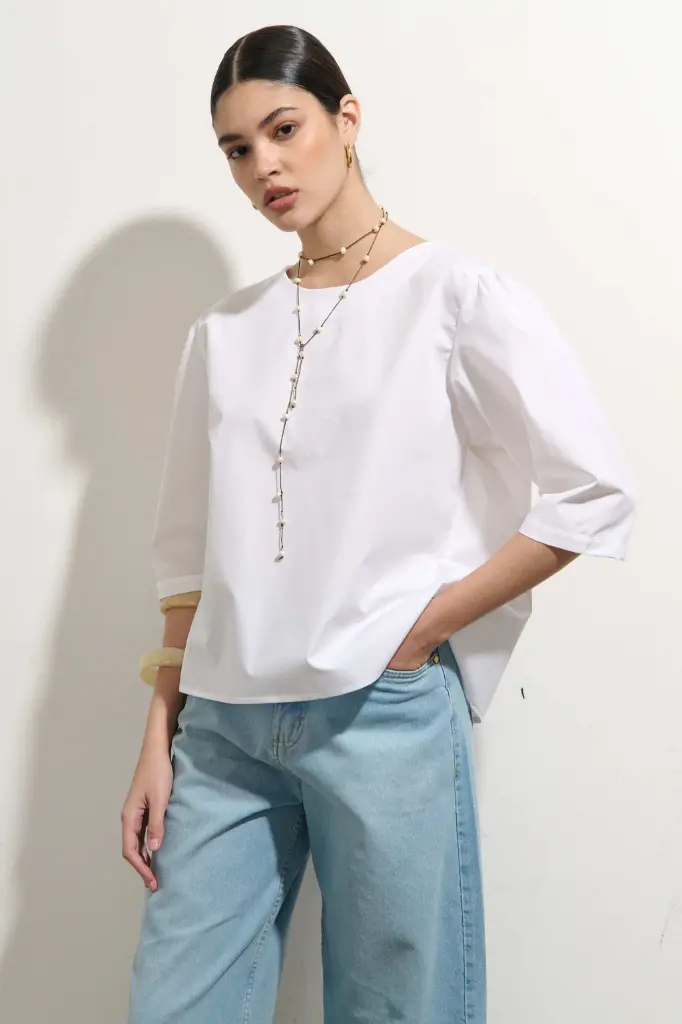 Blusa Malawi (Blanco)