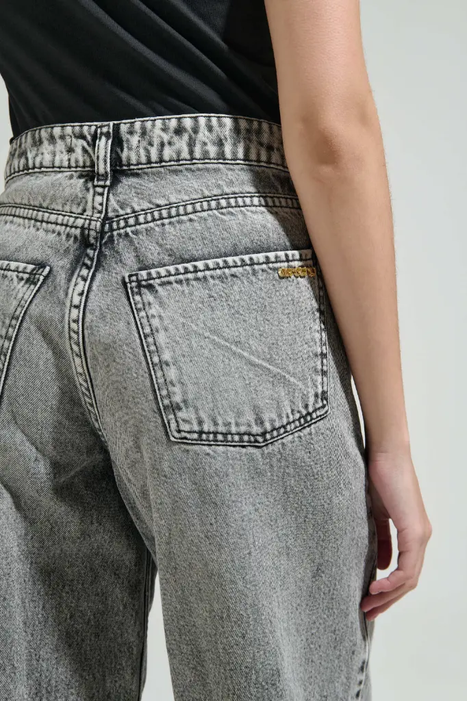 Bermuda Demin Black Grey