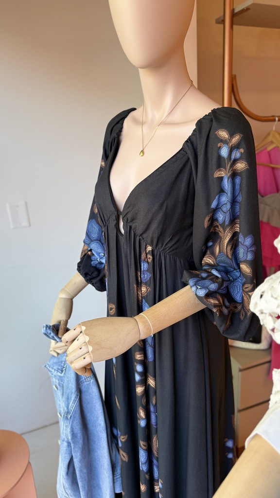 Vestido Cropped Floral Renata 