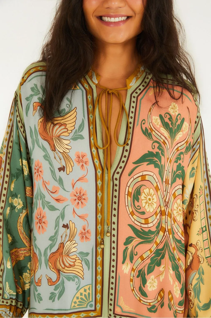 Vestido Longo Naipe Animal 