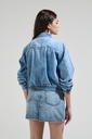 Campera Denim Frunces