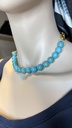 Collar Ovo turquesa