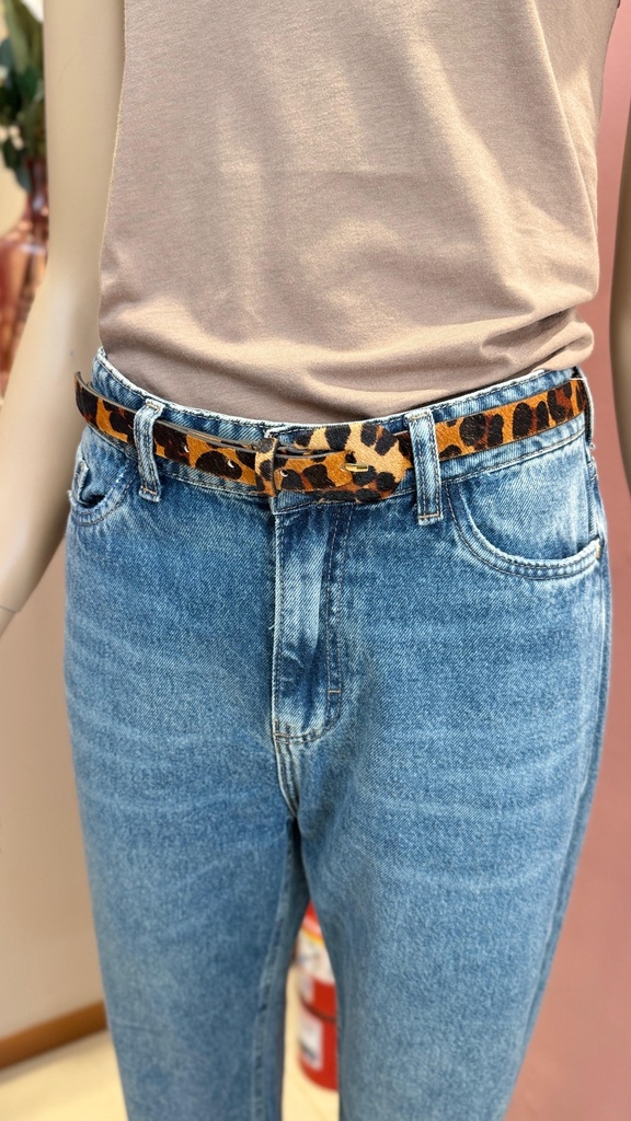 Cinto Animal Print (pelo)