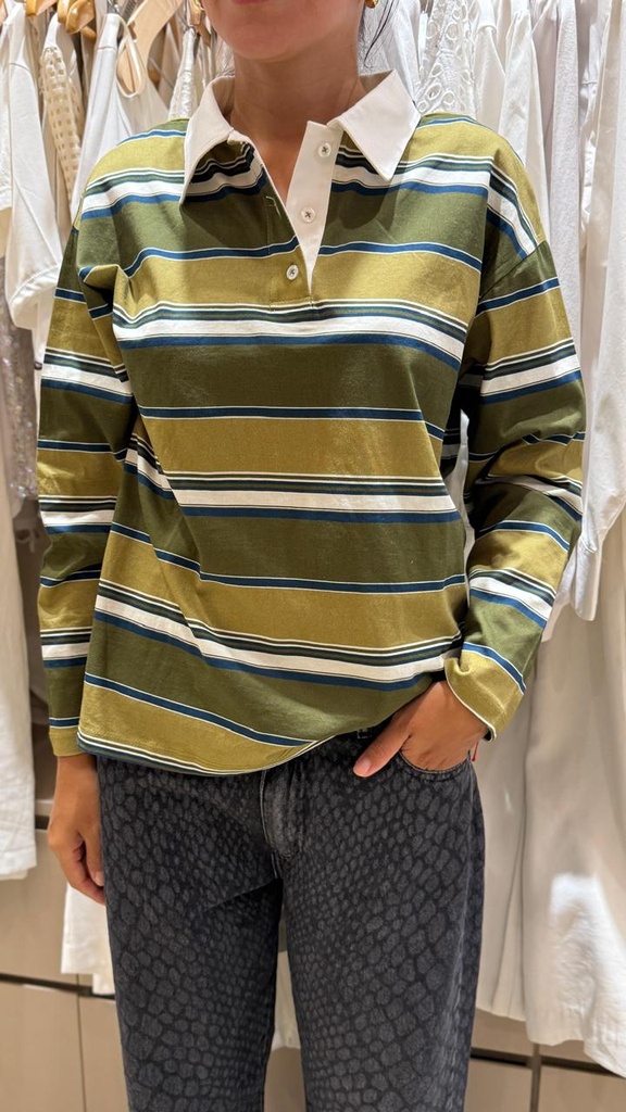 Polo rayado