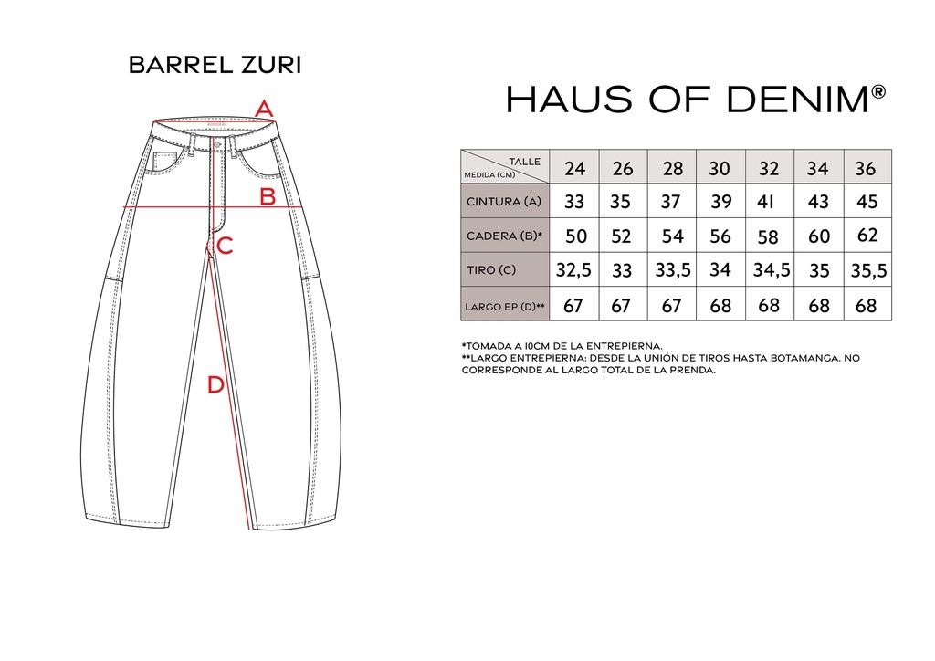 Jeans Barrel Zuri