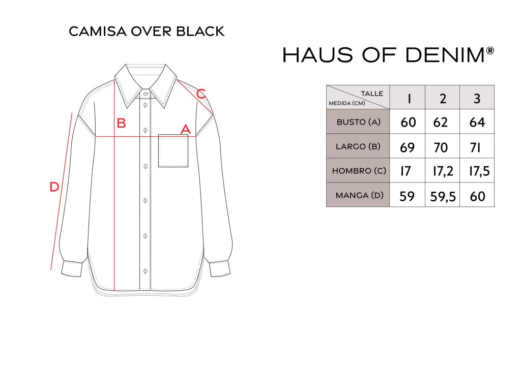 Camisa Over Black