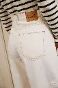 Jeans Barrel Zuri White