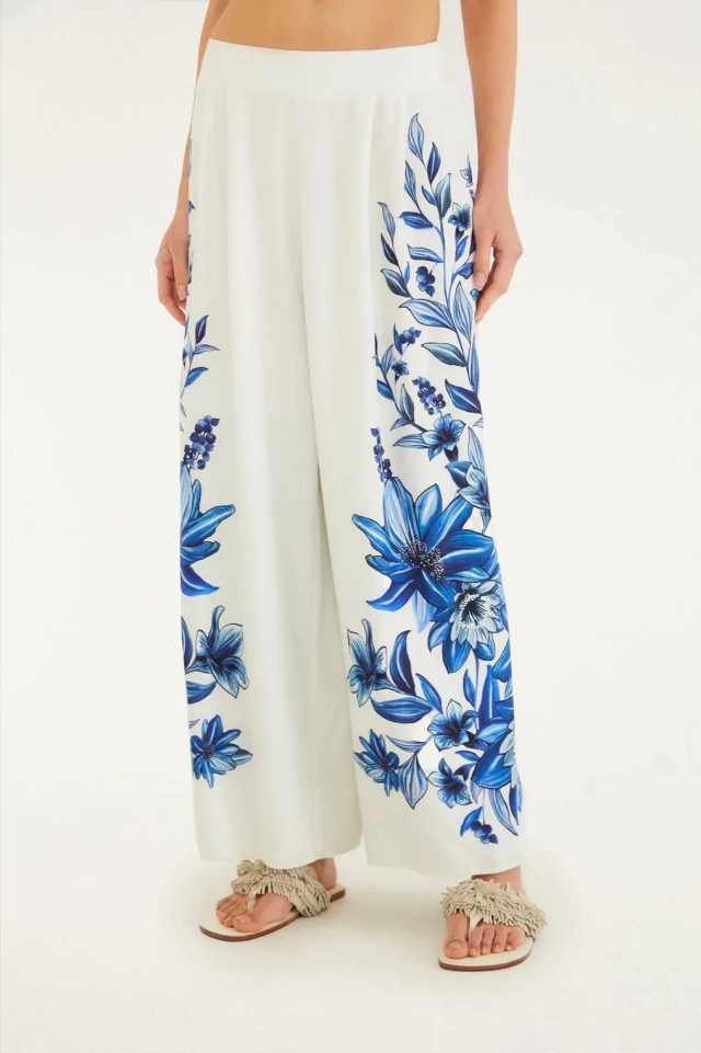 Calca Estampado Floral Tati