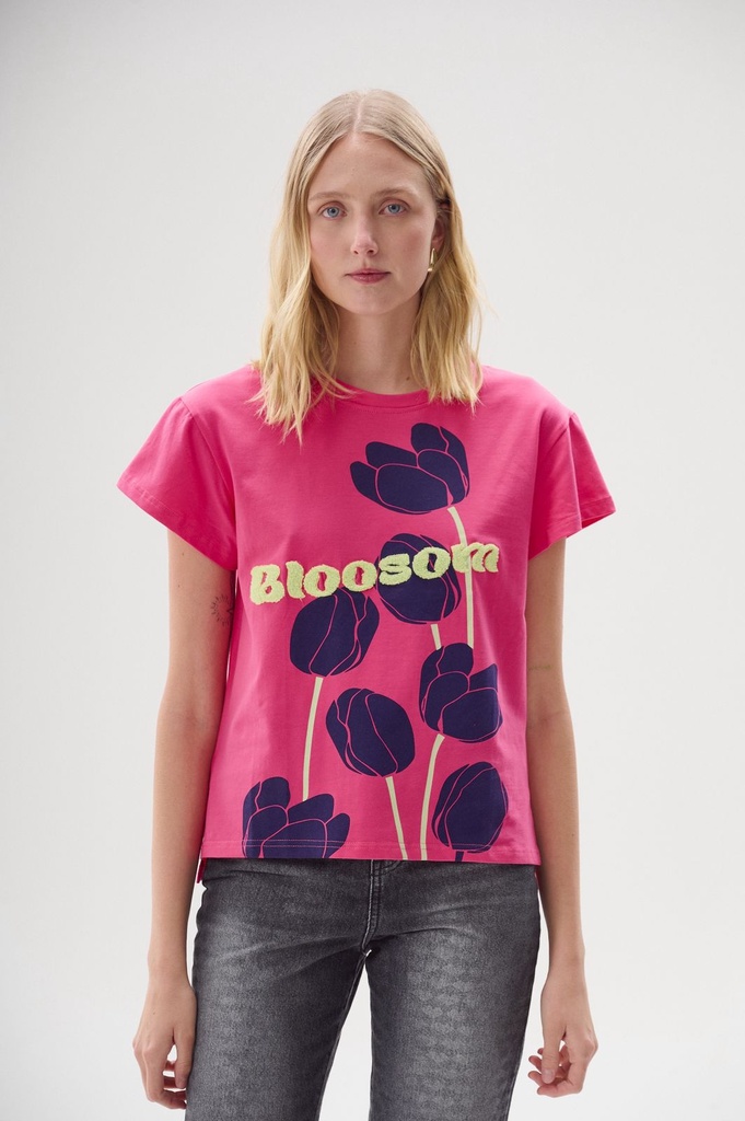 Remera Blososon (Fucsia)