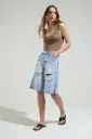 Bermuda Denim Light Roturas