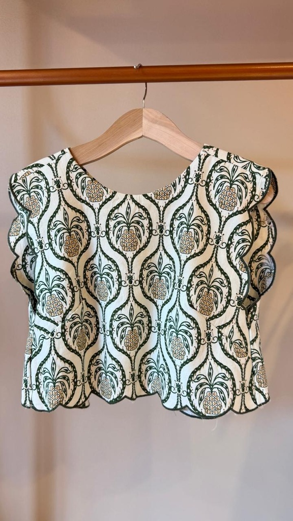 Blusa Cropped brilho