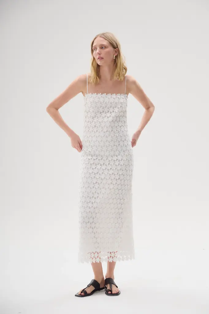 Vestido Margarita Largo (Blanco)