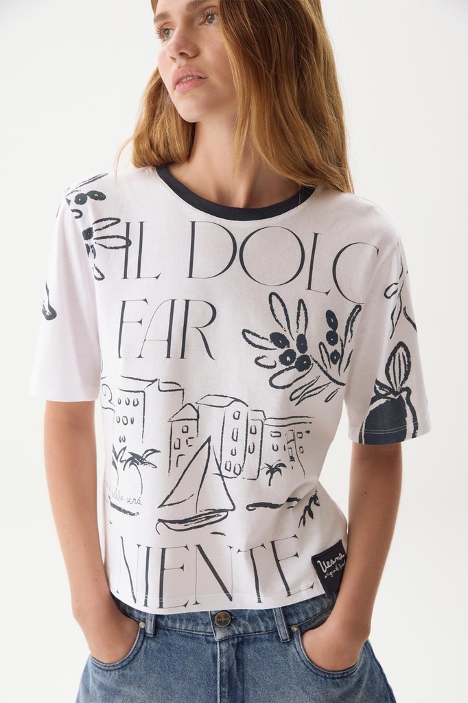 Remera Trani (Blanco) 