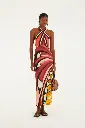 Vestido Longo Arvore de Tucano