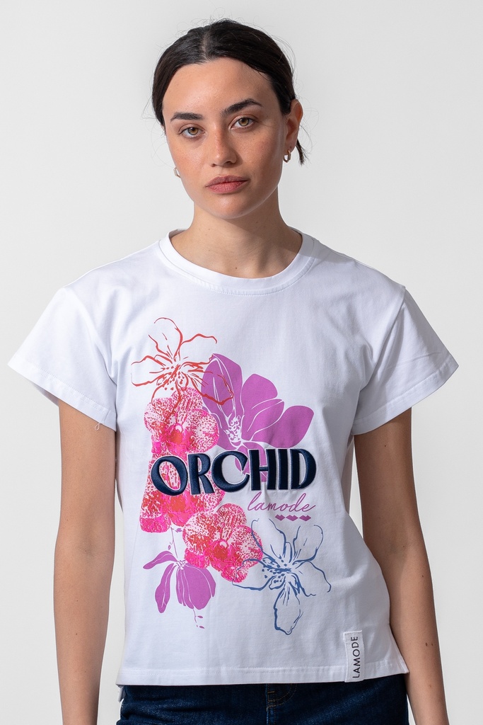 Remera Orchid (Blanco) 