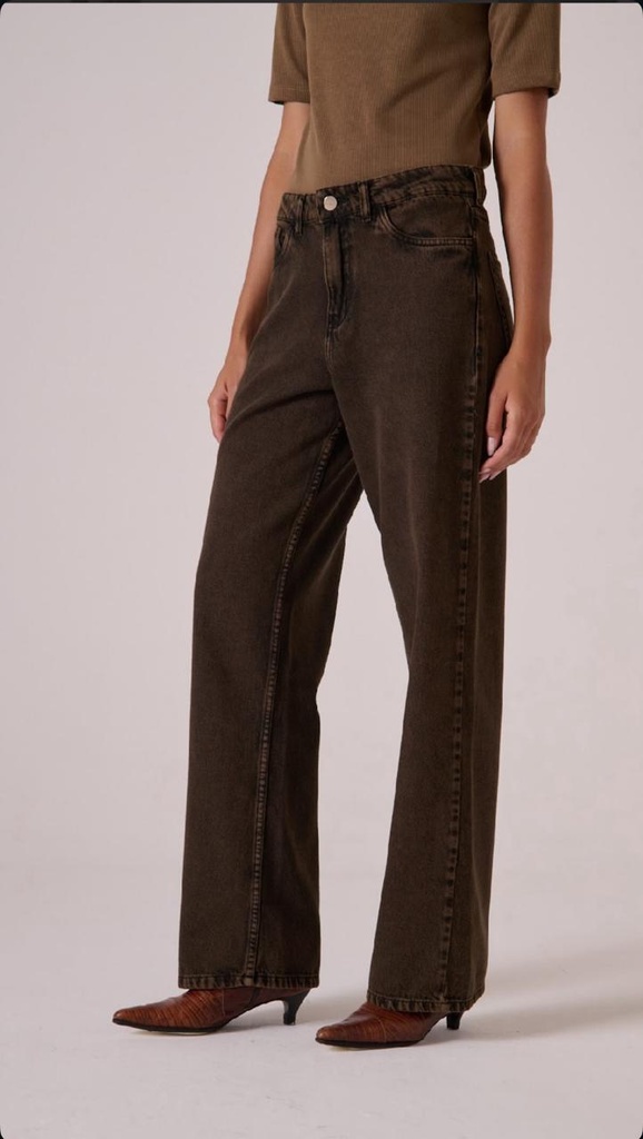 Jeans Wide Brown
