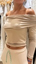 Remera Cuello Bote (Visón)