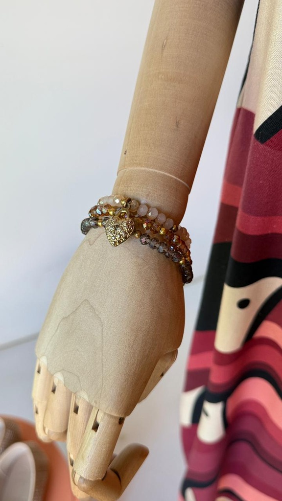 Pulsera Cristal x 3