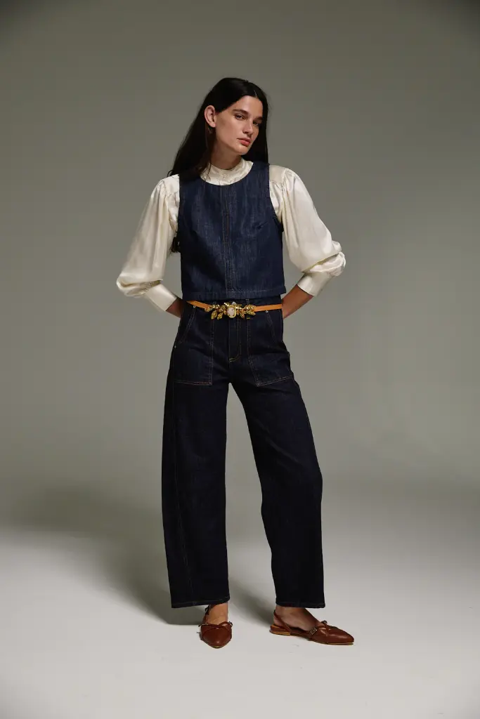 Jeans Barrel Hat Blue