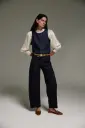 Jeans Barrel Hat Blue