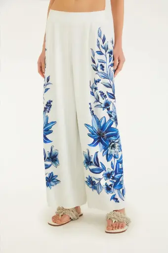 Calca Estampado Floral Tati
