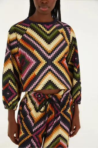 Casaco Estampado Pretti 