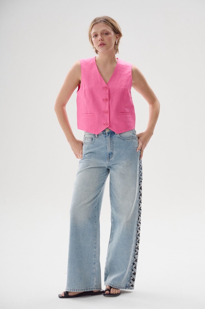 Chaleco Gardenia (Fucsia) 