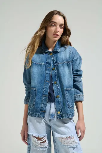 Chaqueta Esencia Light Blue