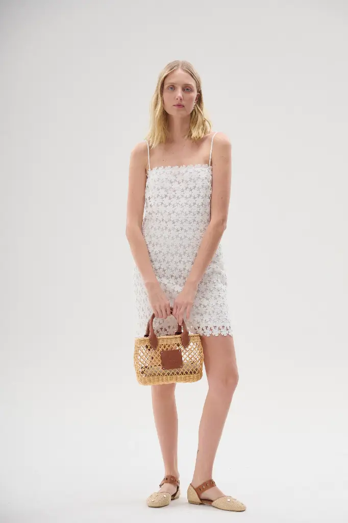 Vestido Margarita Corto (Blanco)