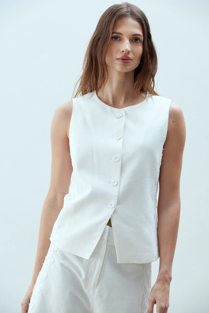 Chaleco Salvia (Blanco)