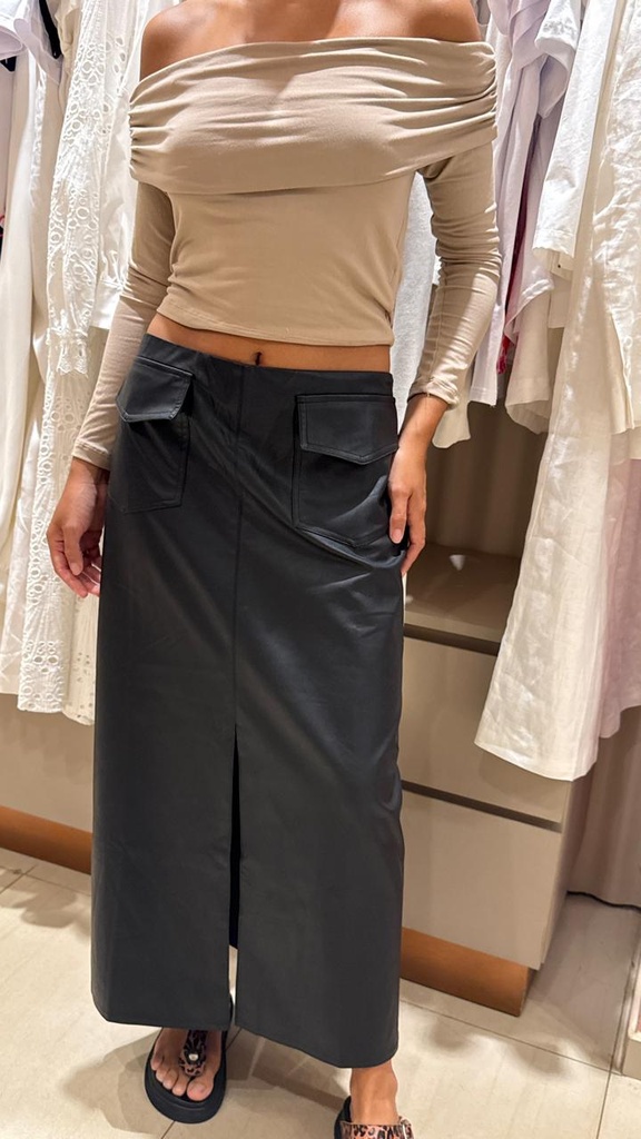 Falda Eco cuero