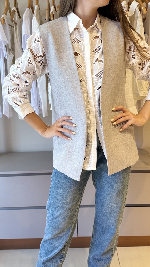 Chaleco Rebeca (Gris)