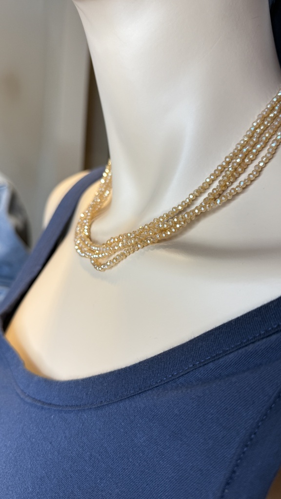 Collar Cristal triple